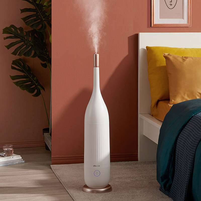 小熊上加水加湿器家用静音卧室落地式空气净化大香薰容量雾量增湿