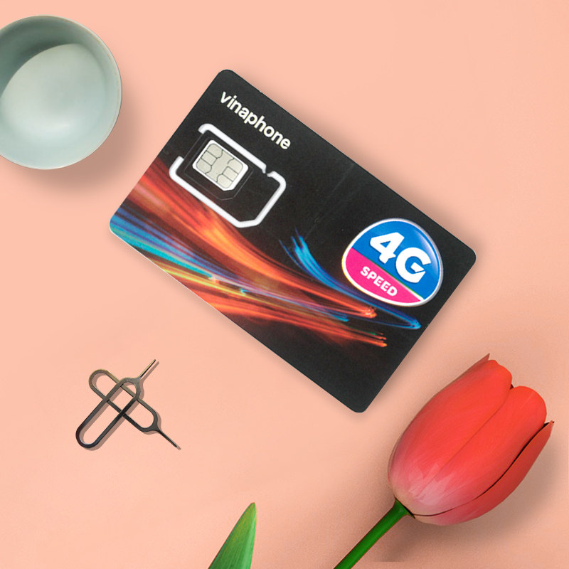 越南电话卡vinaphone4g流量手机手机上网上网卡芽庄旅游天等境外电话