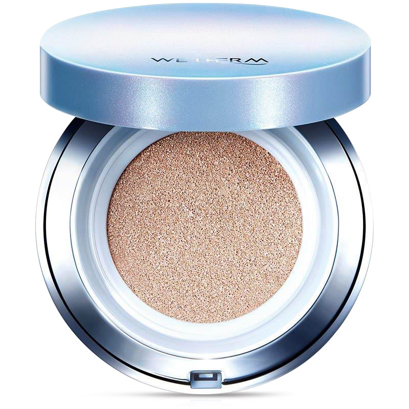 温碧泉水光气垫cc霜不脱妆裸妆遮瑕bb霜补水保湿隔离控油提亮肤色