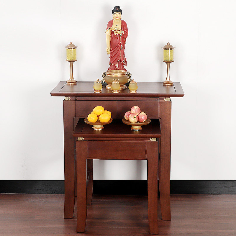 供桌佛台家用经济型佛龛供奉中堂神台神龛摆件供桌