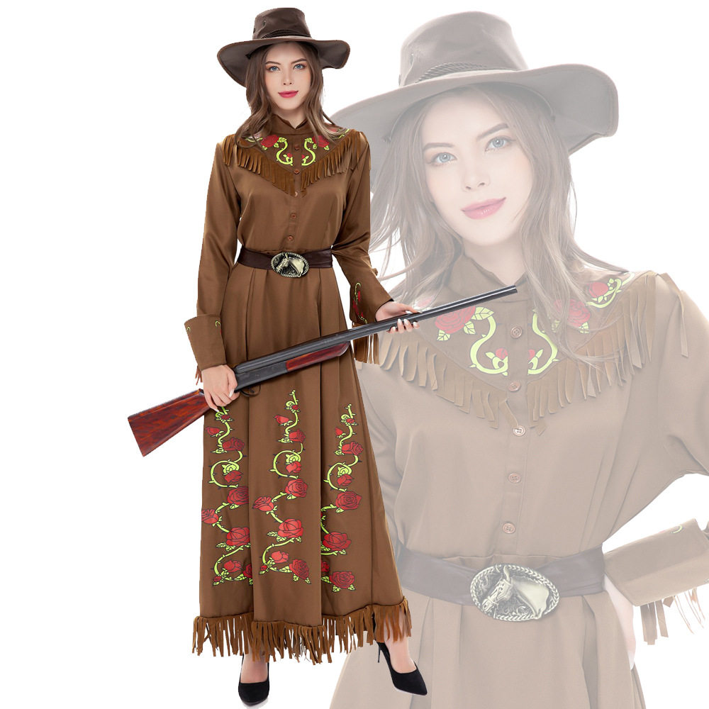 万圣节cosplay骑士猎手猎人化妆舞会舞台演出服女流民族服装