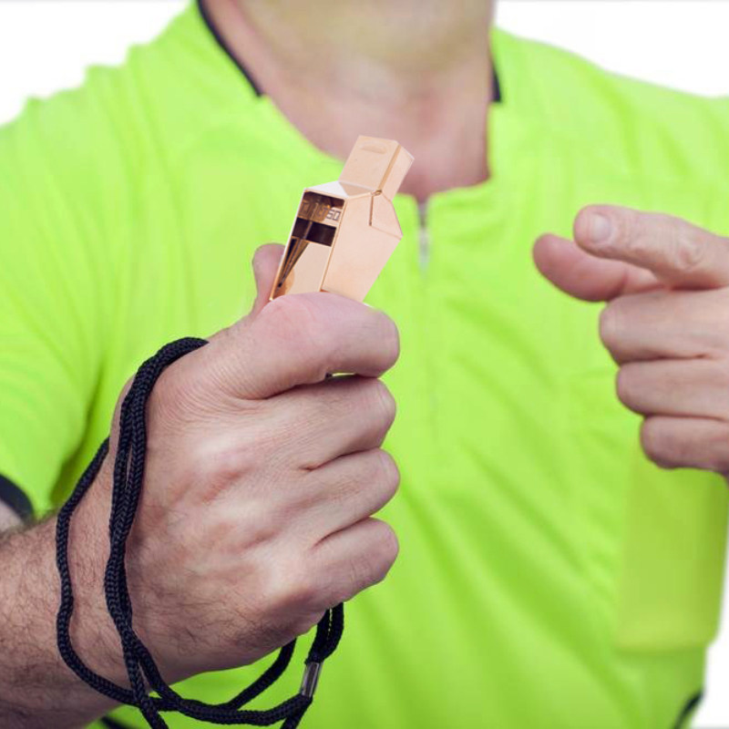 金属海豚无核口哨纯铜钛金金哨篮球足球裁判裁判专用哨