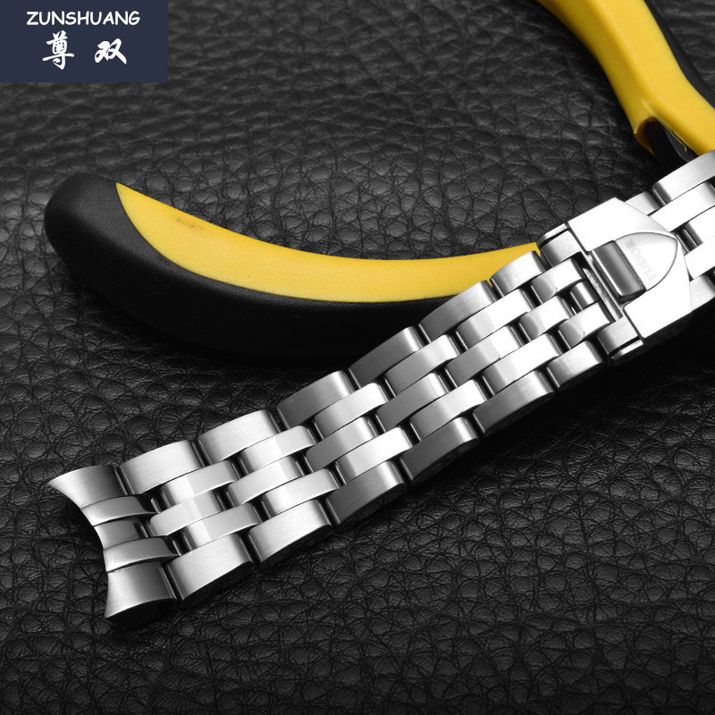 精钢星期表链手表日历型星期日骏珏钢带帝陀tudor配件