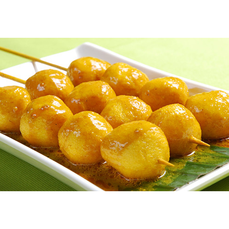 炸鱼鱼蛋平海咖喱火锅烧烤港式鱼丸商用半成品鱼丸