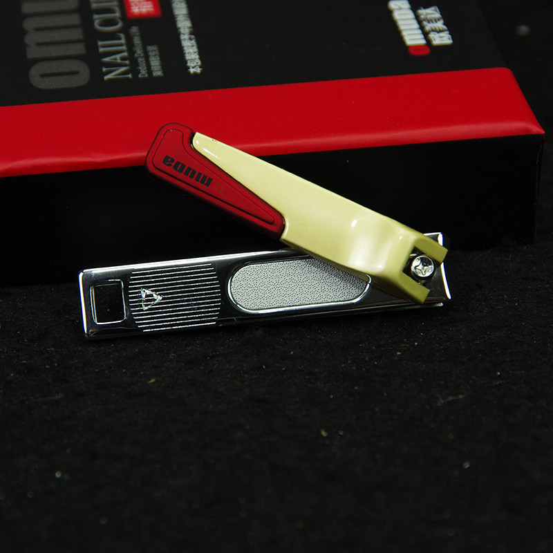 欧美达指甲刀指甲剪脚指甲指甲钳女士金色中号成人家用指甲钳