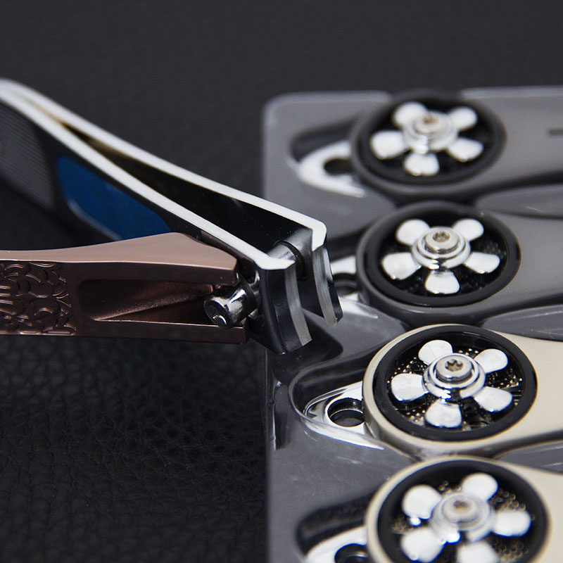 omuda欧美达指甲刀盒装成人家用大号指甲钳创意指尖指甲钳