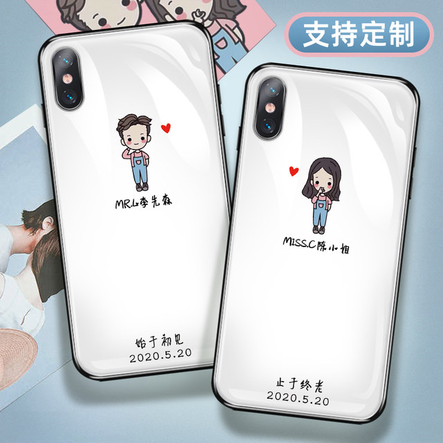 Couple phone shell customize any model Apple 11 couple models OPPO Huawei nova7 / mate30 / p30 / p40pro show of affection vivo personality tide iphone12 pair of x Tide brand xr Couple phone shell customize any model Apple 11 couple models OPPO Huawei nova7 / mate30 / p30 / p40pro show of affection vivo personality tide iphone12 pair of x Tide brand xr