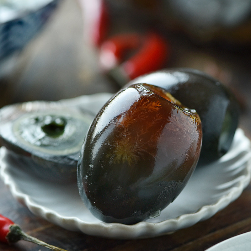 韩太北海皮蛋70g30枚大皮蛋松花蛋变蛋溏心咸皮蛋特产整箱