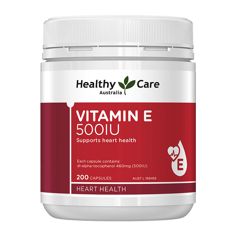 胶囊healthycare澳洲维他命500iu200粒成人ve维生素e c