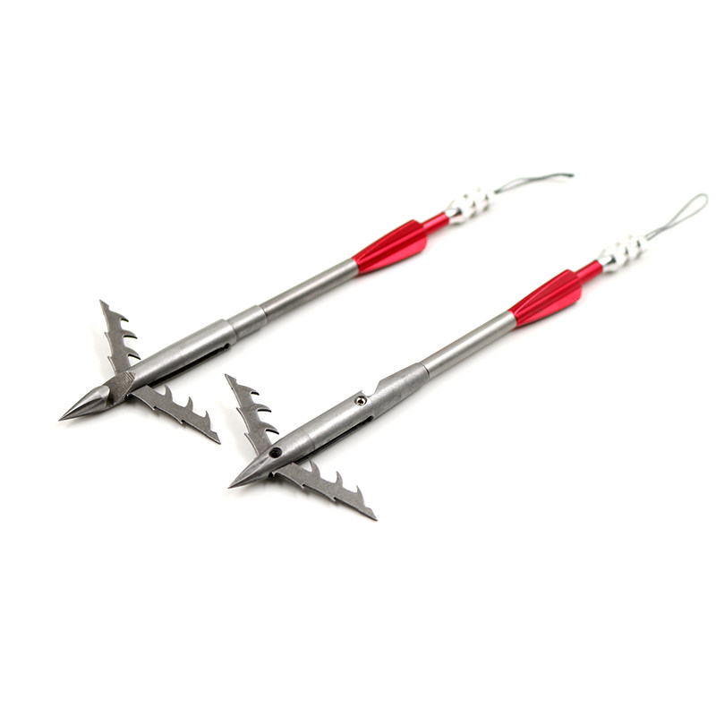 新款猎豹鱼镖深水射鱼440c不锈钢倒刺强磁破鲸其他垂钓用品