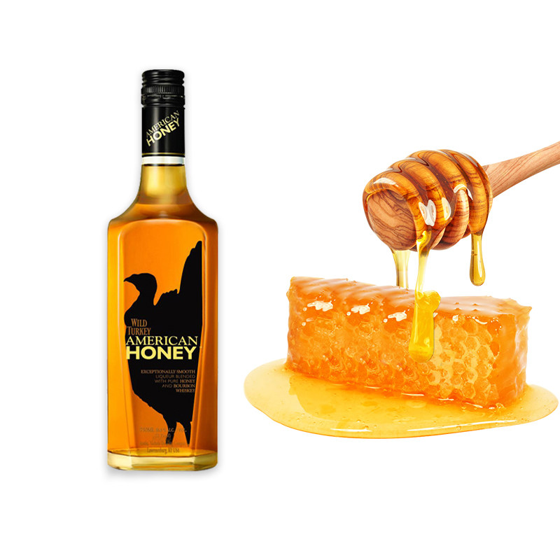 威凤凰美国甜心蜂蜜利口酒wildturkeyamericanhoney美国洋酒