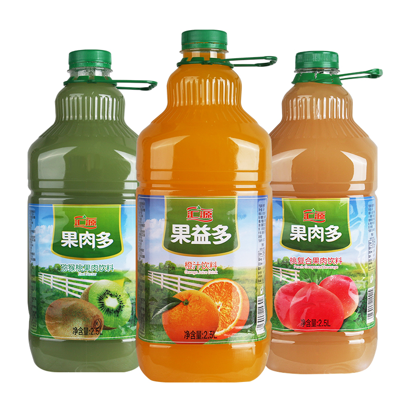5l 汇源果肉多果汁多口味可选