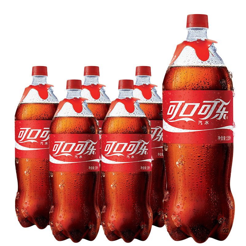可口可乐2.3l*6瓶整箱 大瓶可乐 碳酸饮料 沪苏锡杭2箱包邮