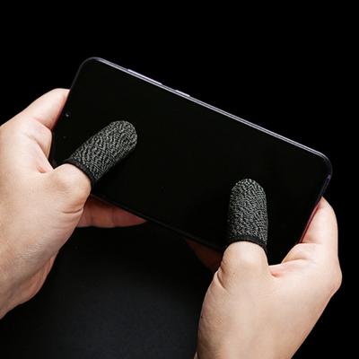 手游电竞手指王者吃鸡黑色超薄防汗指套拇指出汗防手防滑触摸屏手套