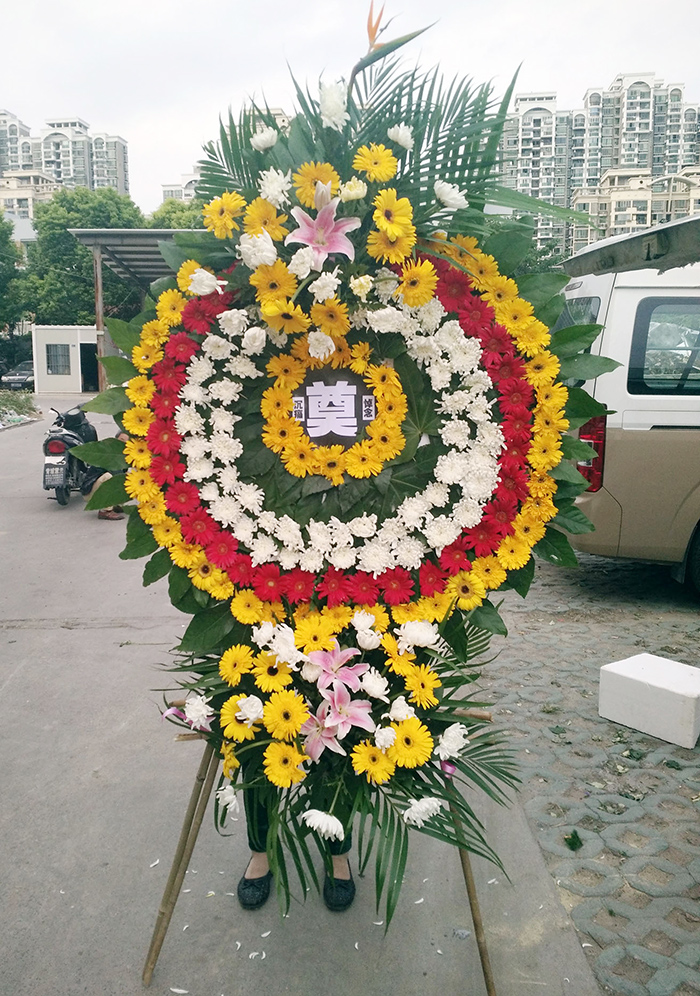 上海葬礼华宝龙华宝哀悼丧事追悼会花圈死人鲜花追悼