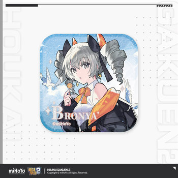 ສິບປີຂອງຄໍາສັນຍາ Series Square Tinplate Badge Kiana miHoYo