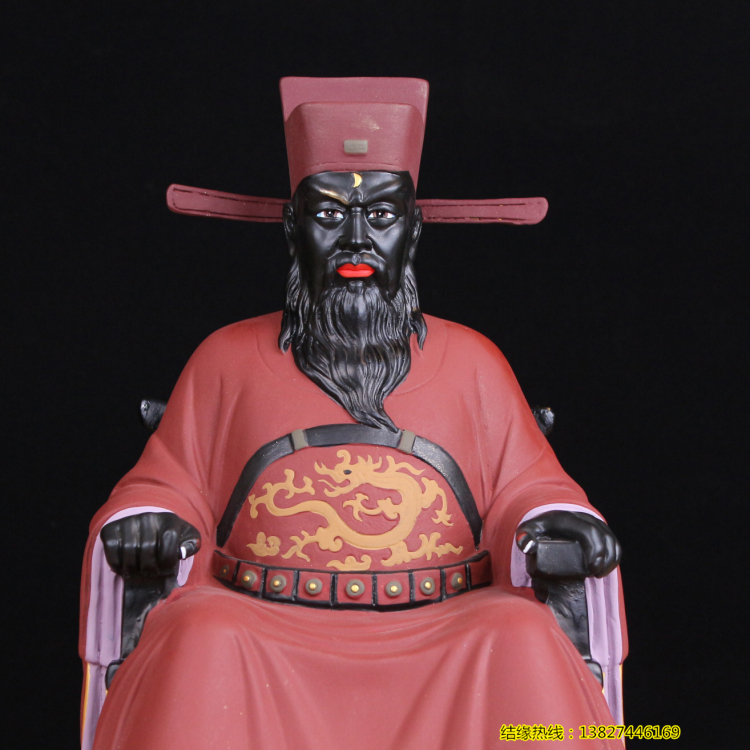 铜雕包公包拯包青天阎罗神像清正廉明工艺品纯铜包丞相包老爷摆件