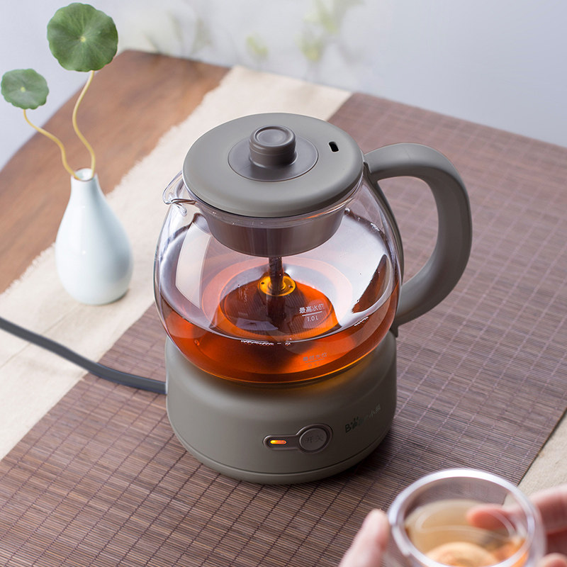 电煮茶壶小熊煮茶器黑茶普玻璃水壶全自动保温电茶炉