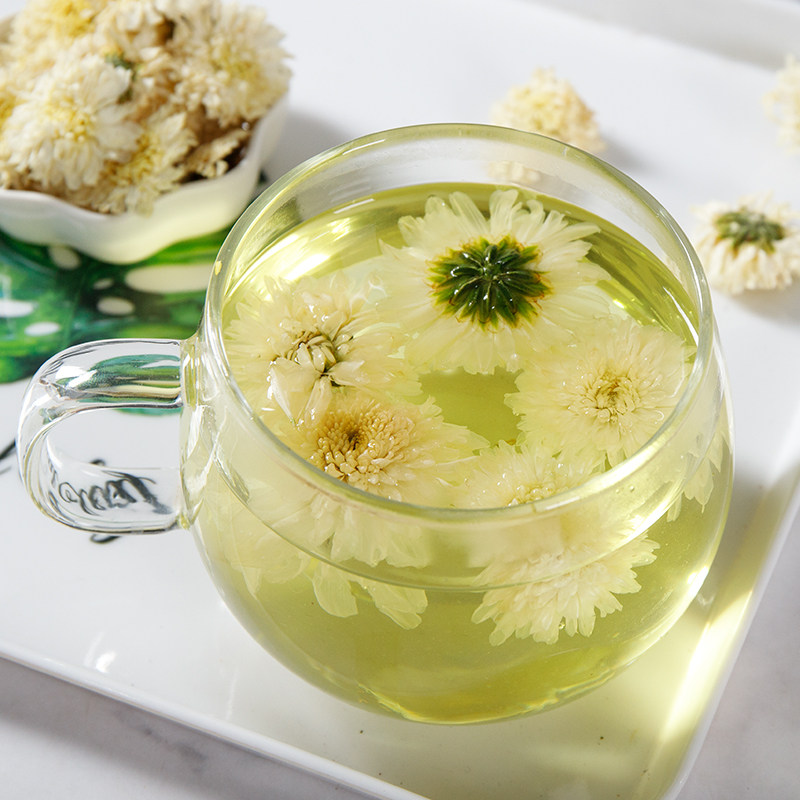 白菊花新花枸杞散装500g胎菊非杭贡菊黄山250g代用