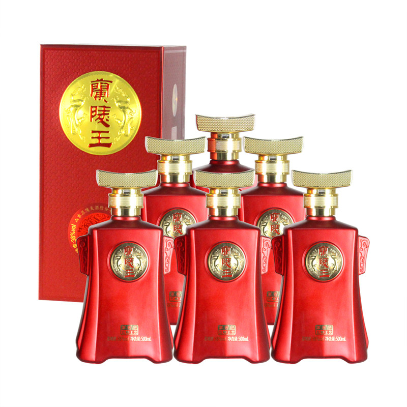 兰陵美酒红瓶38度红王王酒整箱500ml6瓶山东其他酒类
