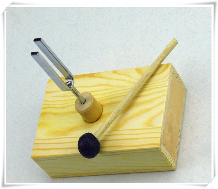 共振音叉440hz发音演示用声音振动初中物理实验儿童击打乐器