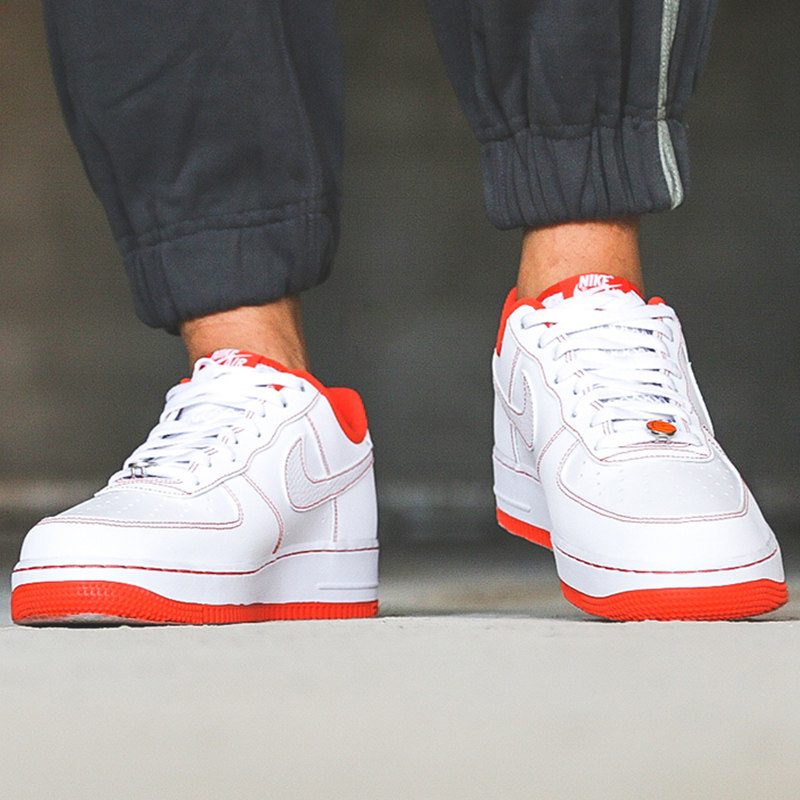 nikeairforceaf1洛克公园空军一号白橙休闲板鞋板鞋