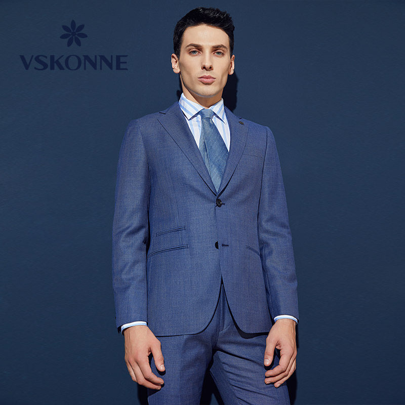 vskonne威斯威斯康康尼商场同款男西服意大利进口100西服
