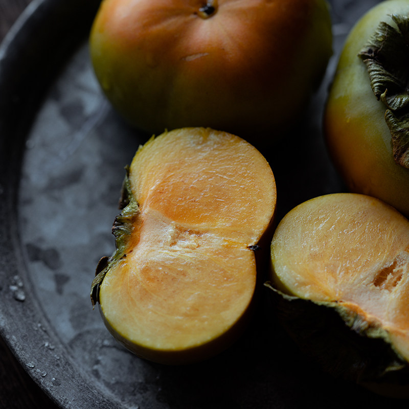 二食云南无涩柿子水果新鲜当季特产大果脆柿柿子