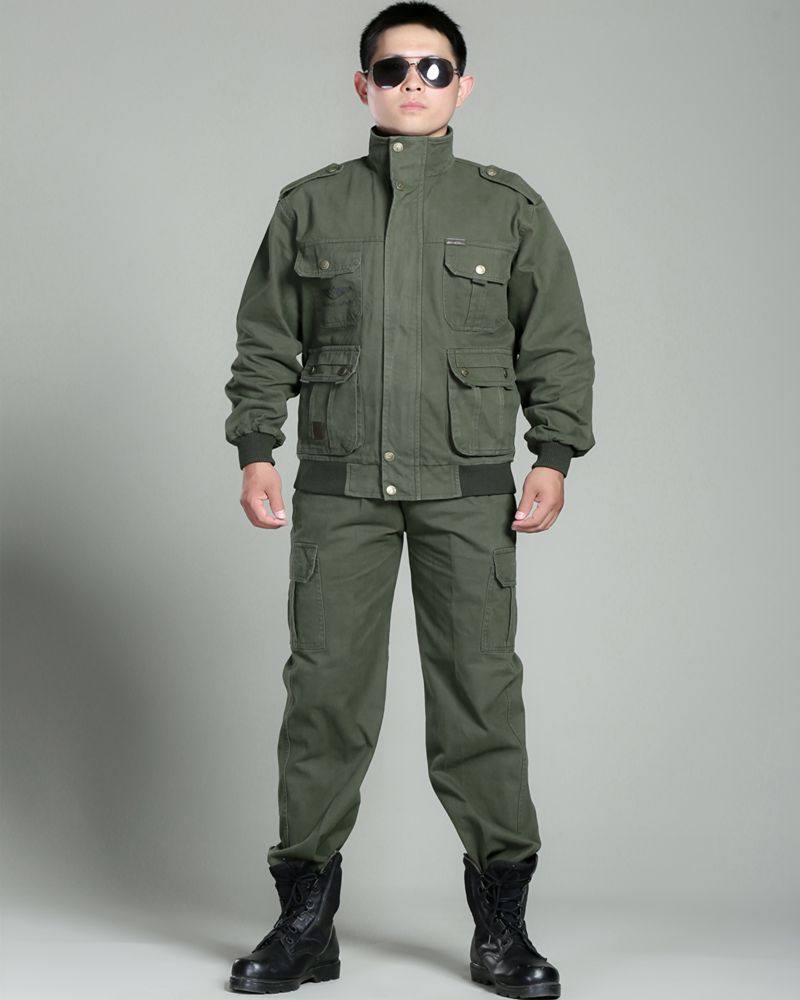 工作服套装男防阻燃纯棉加厚春秋电焊电焊工工装工装制服