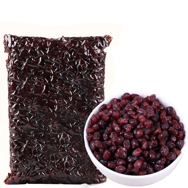 蜜豆即食糖纳豆熟红豆糖纳红豆小包装奶茶店专用烘焙原料配料450g