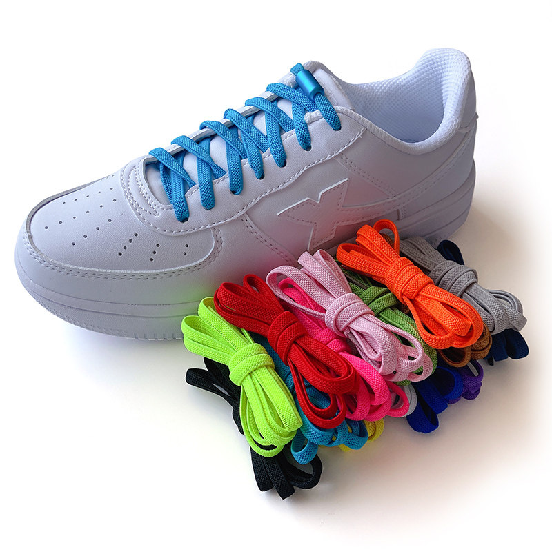 懒人鞋带女款学生系带神器帆布黑色免系配饰鞋带