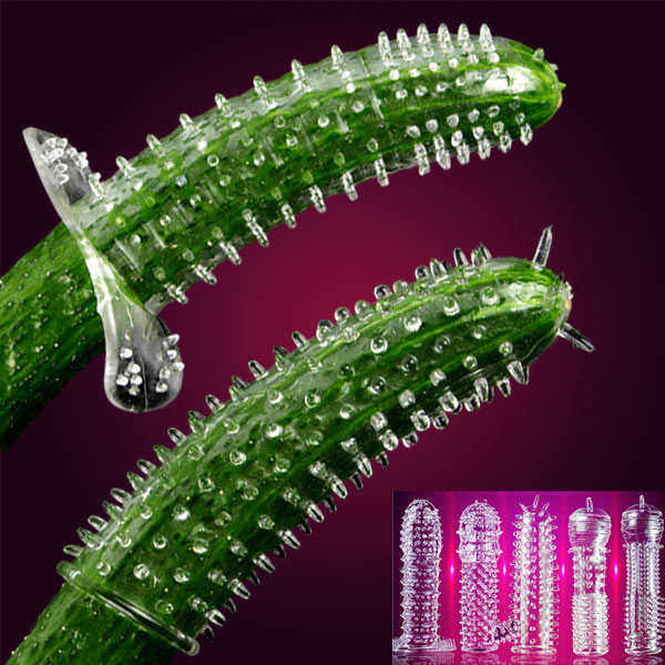 狼牙套男用阴茎套加粗带刺增大持久安全套加长水晶颗粒情趣避孕套