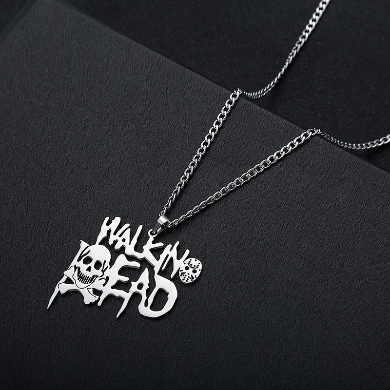活死人法老厂牌walkingdead说唱项链定制pharaoa演唱会嘻哈项坠