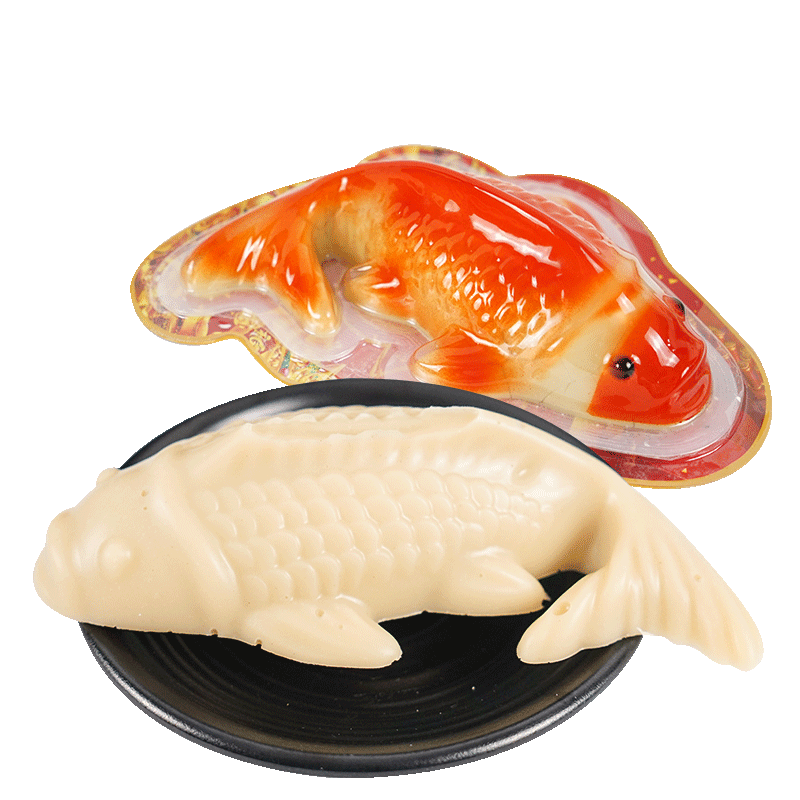 年糕上海功德林年糕鱼福年年有余鲤鱼430g传统糕点