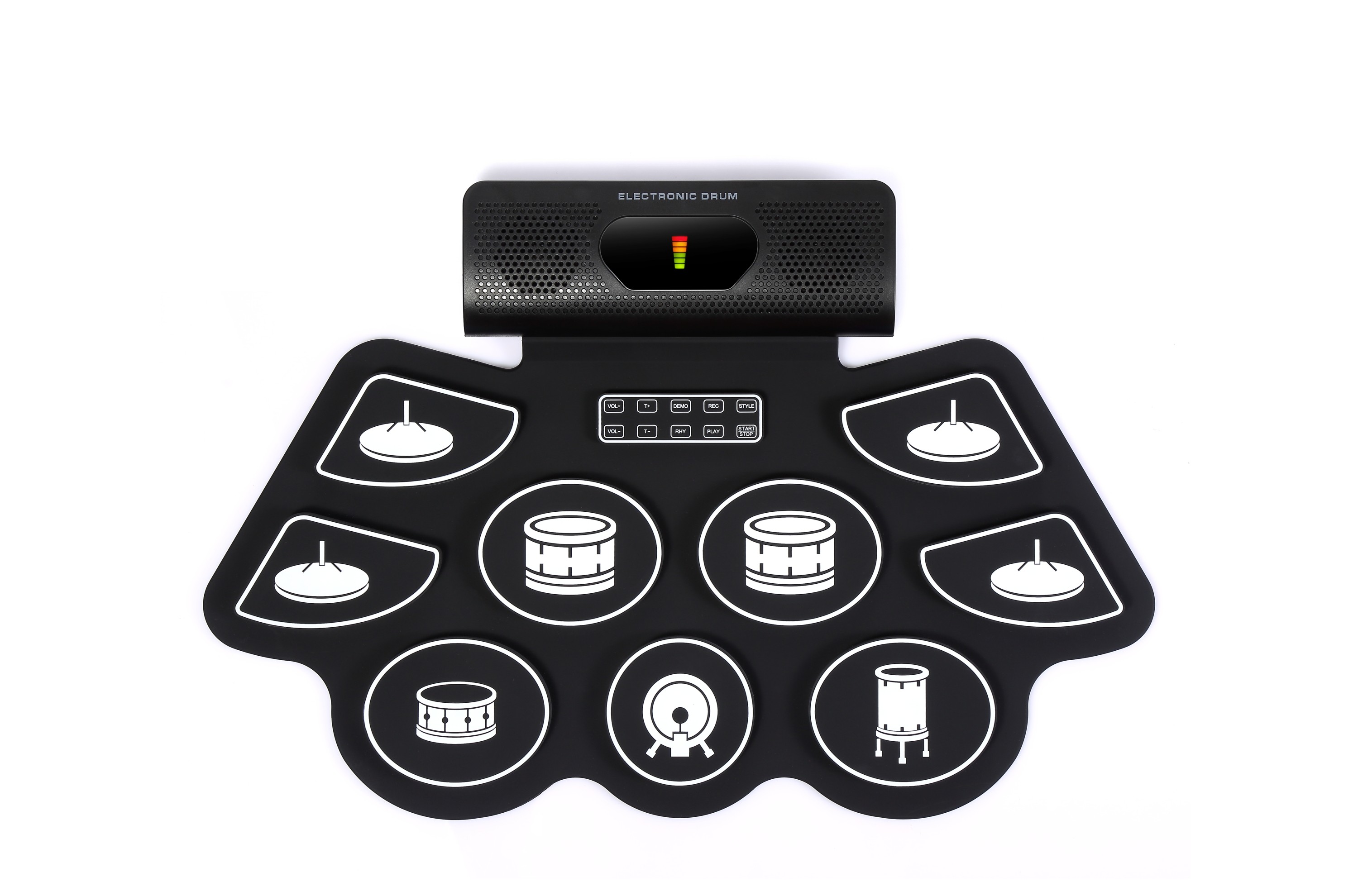 手卷便携式加大加厚架子鼓成人儿童初学者专业练习电子鼓