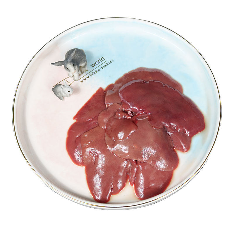 新鲜兔子芃大食品兔肝1000g分割内脏宝宝辅食其它生肉制品