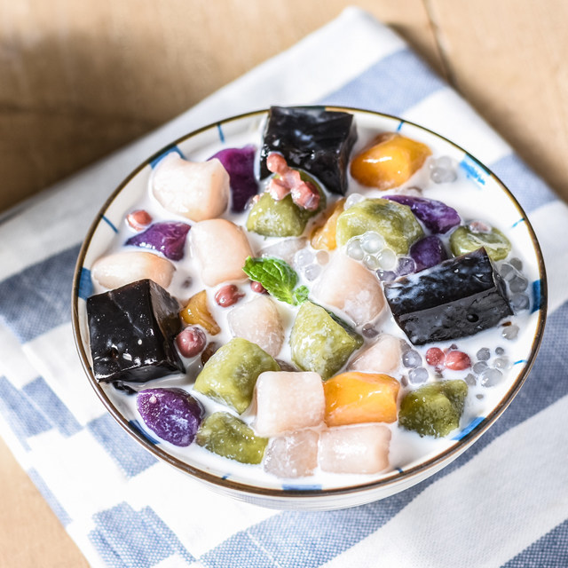 朴誉 芋圆甜品包邮手工无添加混合四口味鲜芋仙芋圆顺丰包邮