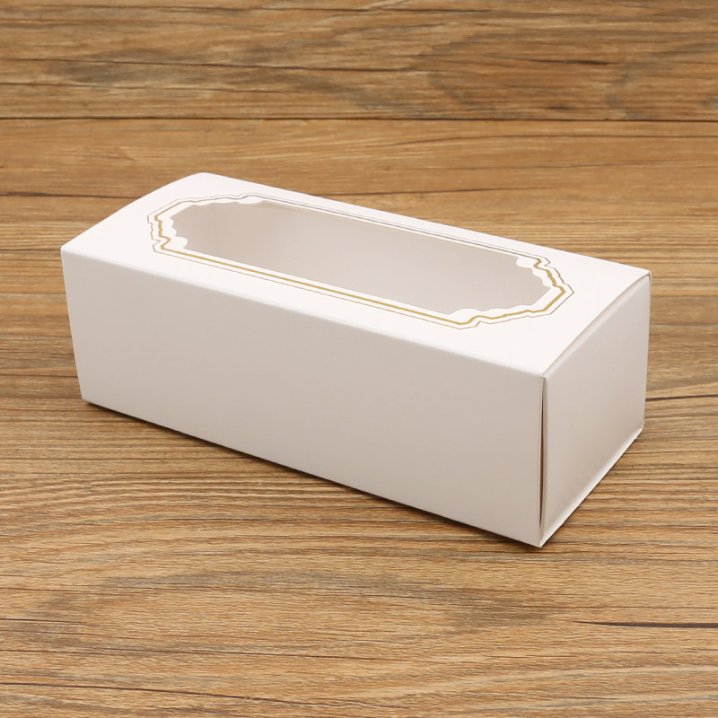 马卡龙包装雪花抽屉盒子包装盒饼干曲奇蔓越法式点心包装盒