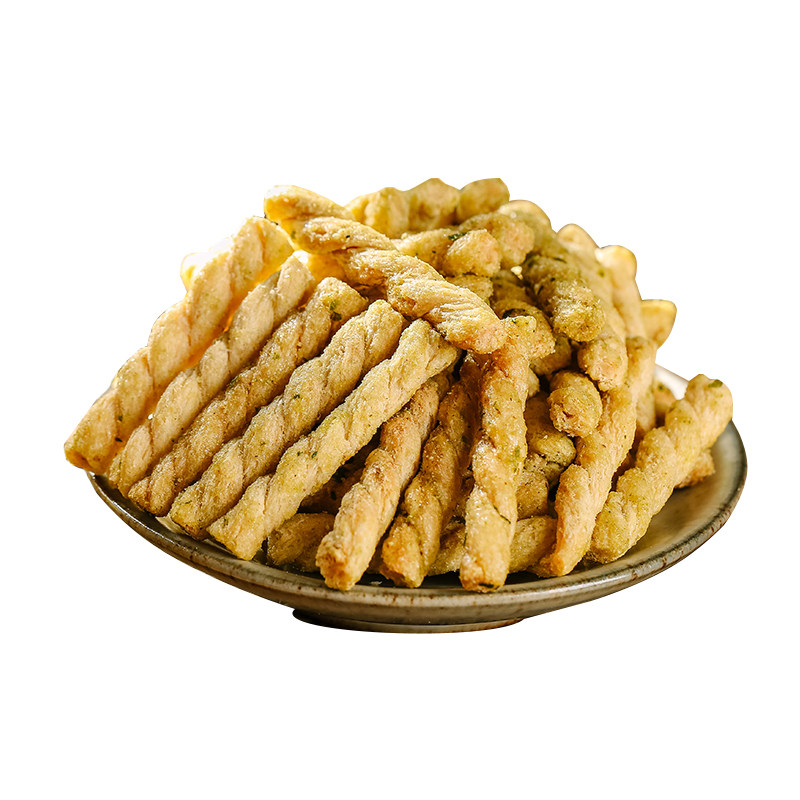 乐作云南杂粮小麻花小零食原味芥末香葱香酥160克3罐包邮