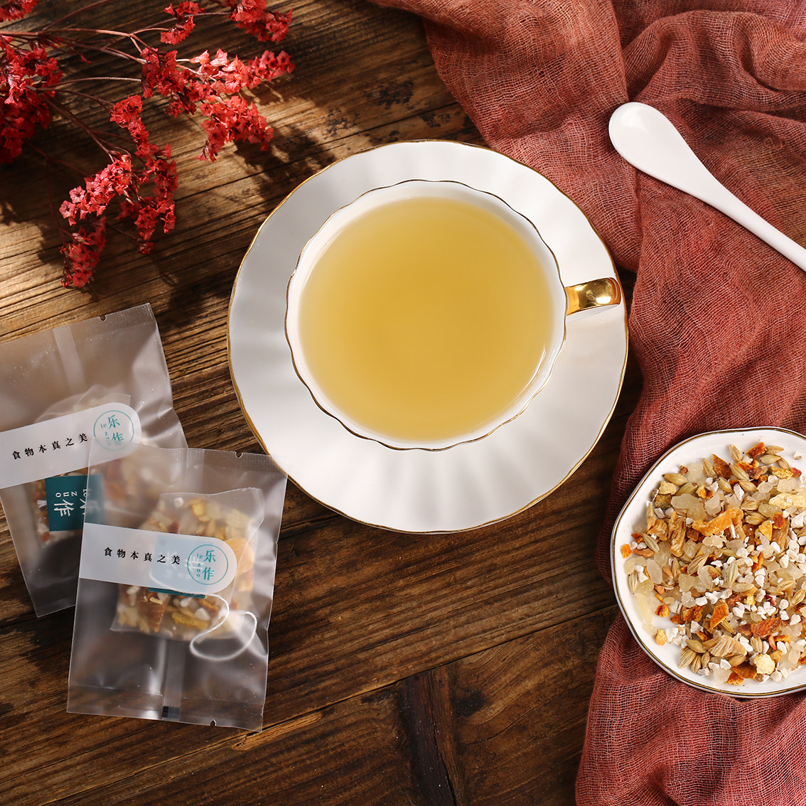 乐作麦芽山楂小儿儿茶儿童山药茯苓组合15袋代用