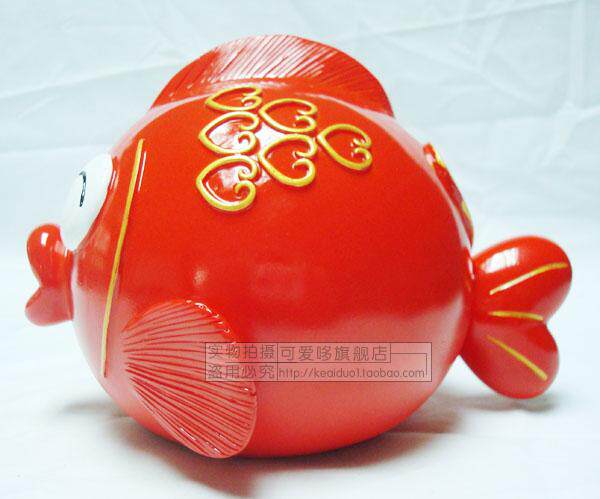 创意家居摆件存钱罐/零钱罐/储蓄罐/恋爱幸福接吻鱼储蓄罐