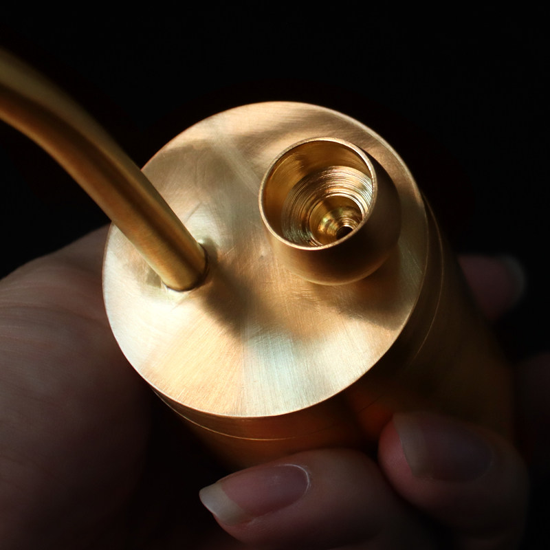 过滤金属纯铜水烟烟壶整个黄铜老式旱烟烟嘴烟嘴