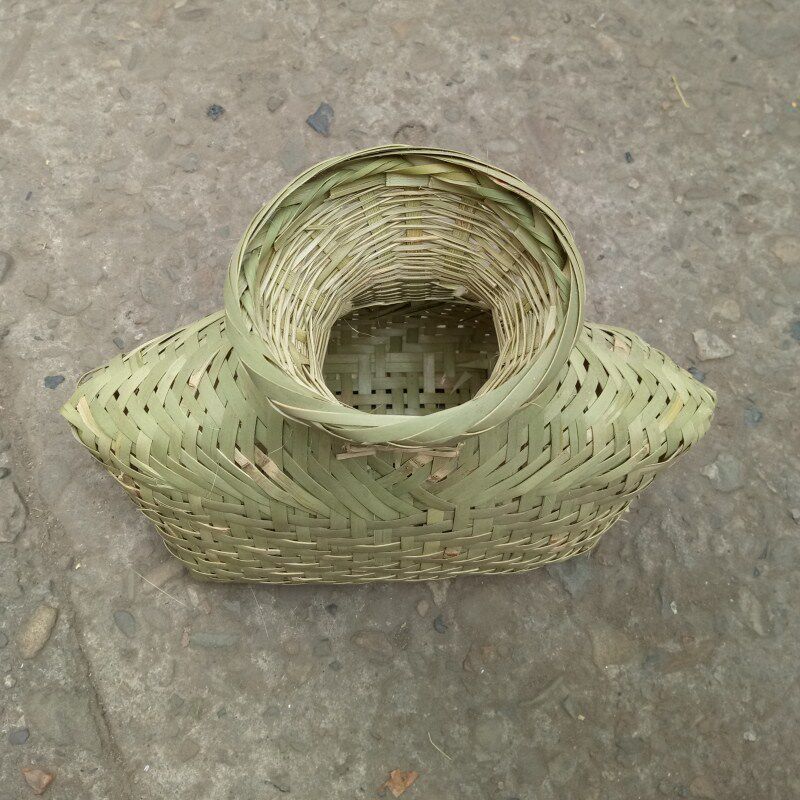 竹编鱼篓黄鳝笼鱼护巴篓鳝鱼青蛙螃蟹田鸡单间竹编