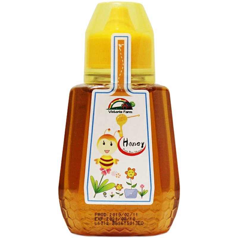 维多利亚农场百花蜂蜜保加利亚进口自然成熟挤压瓶包装孕妇纯正