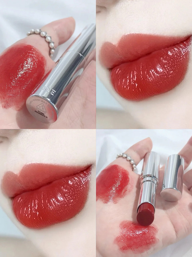 现货 新品 3ce银管口红滋润果冻smoky red水感overload sweetner - 爱