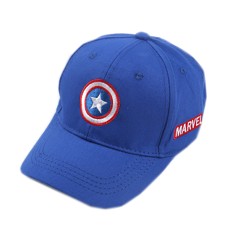 男童漫威美国队长帽子儿童春秋秋季街舞遮阳棒球帽帽子