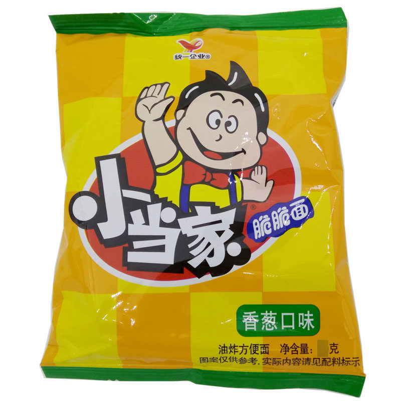 当家干脆脆面30g香葱味干吃面油炸膨化方便面冲泡方便面