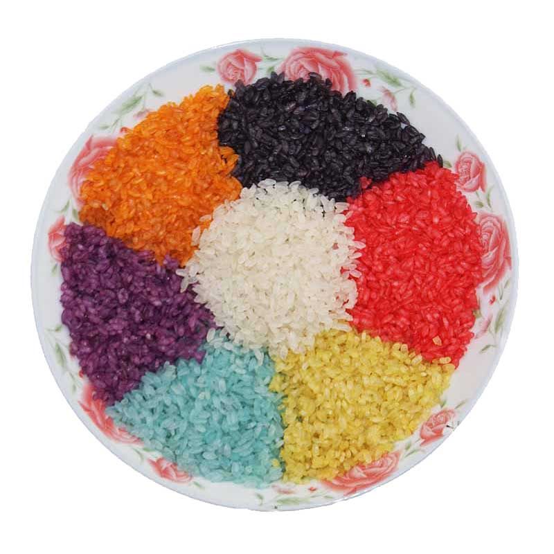 广西五色糯米饭七彩米食用五色彩色大米七彩米散装云南五色糯米饭