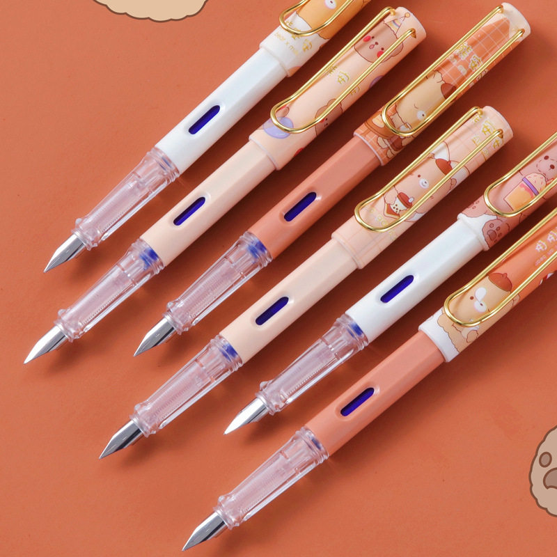 熊安安摩易擦热敏可擦钢笔热可擦墨囊可替换练字儿童三年级小学生用