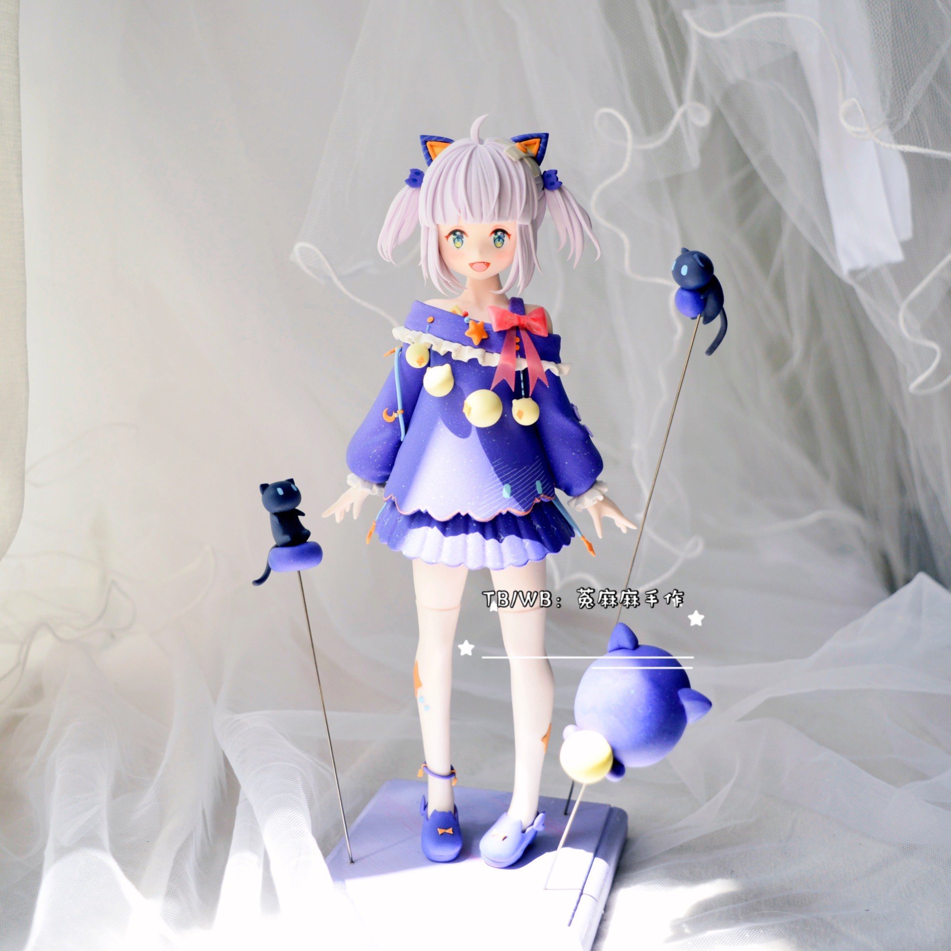 麻麻手作超轻粘自设来定制游戏动漫周边正比手办手办